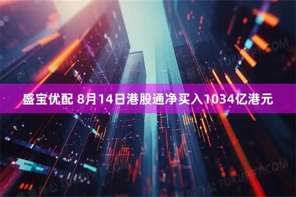 盛宝优配 8月14日港股通净买入1034亿港元