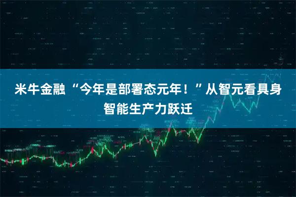 米牛金融 “今年是部署态元年！”从智元看具身智能生产力跃迁